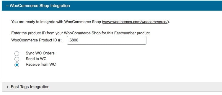 Fast WooMember Settings