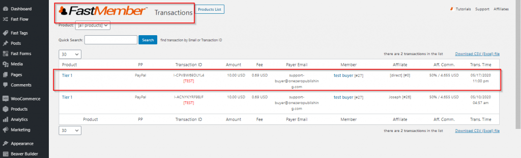 testing results fast clickfunnels