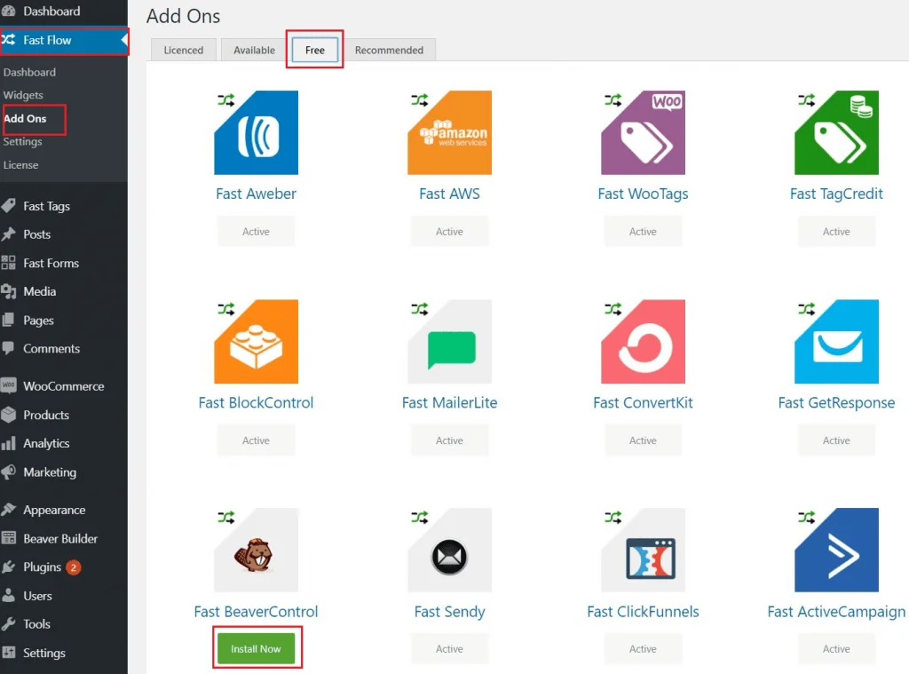 Fast Beaver Control 1 1 Install BeaverControl Addon