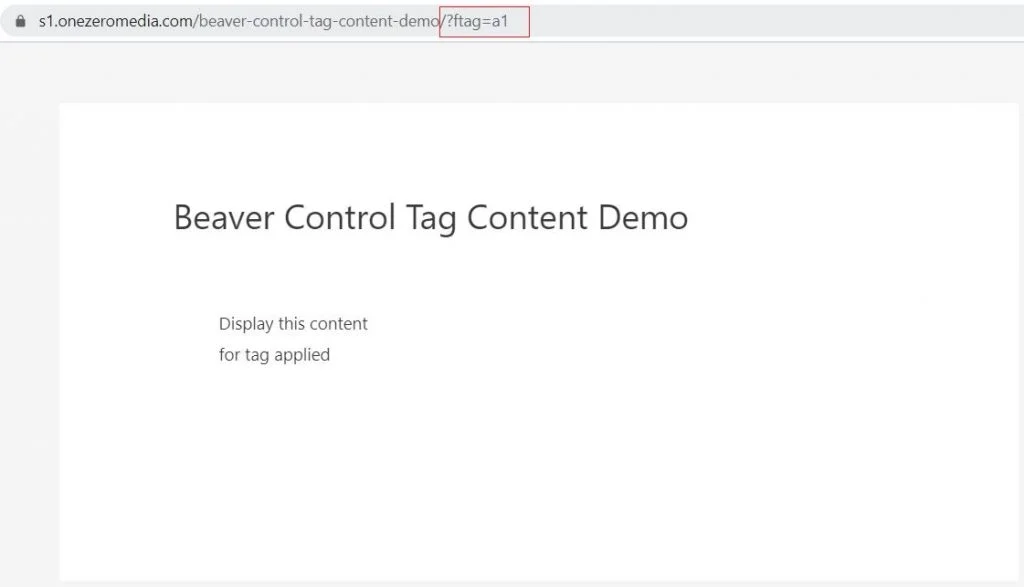 Fast Beaver Control 7 beavercontrol tag hide content url