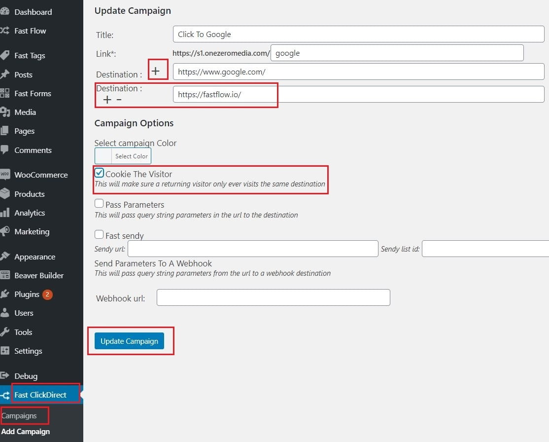 fast-clickDirect-split-testing